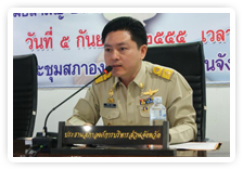 ภาพ..การประชุมสภาองค์การบริหารส่วนจังหวัดสุพรรณบุรี สมัยสามัญ ประจำปี ๒๕๕๕ สมัยที่สอง ครั้งที่ ๒ เมื่อวันที่ ๕ กันยายน ๒๕๕๕ 
