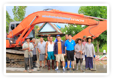 ภาพอบจ.สุพรรณบุรี ตรวจสถานการณ์น้ำท่วม ต.พิหารแดง อ.เมืองสุพรรณบุรี 
