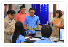 ภาพ…ตรวจผลการปฏิบัติกิจกรรม 5 ส อบจ.สุพรรณบุรี