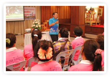 โครงการพัฒนาการมีส่วนร่วมของประชาชนในการส่งเสริมการท่องเที่ยว ภายในจังหวัดสุพรรณบุรี อำเภอสองพี่น้อง รุ่นที่ ๓ - ๔ ระหว่างวันที่ ๗ – ๘ กุมภาพันธ์ ๒๕๕๖ ณ ศาลาการเปรียญวัดแค อ.เมือง จ.สุพรรณบุรี 