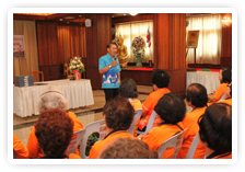 ภาพ..โครงการพัฒนาการมีส่วนร่วมของประชาชนในการส่งเสริมการท่องเที่ยว ภายในจังหวัดสุพรรณบุรี อำเภอเดิมบางนางบวช รุ่นที่ ๔ เมื่อวันที่ ๑๓ มีนาคม ๒๕๕๖ ณ ศาลาการเปรียญวัดแค อ.เมือง จ.สุพรรณบุรี  