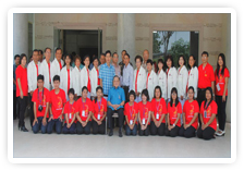 ภาพ..พิธีเปิดการฝึกอบรม “แกนนำเยาวชนคนดีศรีสุพรรณ เมื่อวันที่ ๒๖ เมษายน ๒๕๕๖ ณ  โรงแรมกีฬาจังหวัดสุพรรณบุรี  