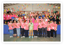 ภาพ..โครงการส่งเสริมสุขภาพจิตให้แจ่มใส สุขภาพกายแข็งแรง ผู้นำชุมชนท้องถิ่นและอาสาสมัครสาธารณสุข  อำเภออู่ทอง เมื่อวันที่ ๑๓ พฤษภาคม ๒๕๕๖  ณ หอประชุมโรงเรียนอู่ทอง อำเภออู่ทอง 