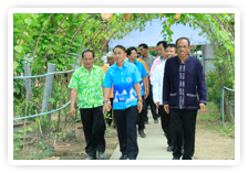 ภาพ..โครงการศูนย์เรียนรู้เศรษฐกิจพอเพียงชุมชนบ้านหัววัง เมื่อวันที่ ๓๐ พฤษภาคม ๒๕๕๖ ณ ศูนย์เรียนรู้-เศรษฐกิจพอเพียงชุมชนบ้านหัววัง หมู่ ๑๐ ตำบลบ่อสุพรรณ อำเภอสองพี่น้อง 
