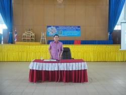 ภาพ..โครงการเพิ่มประสิทธิภาพผู้นำองค์กร และเครือข่ายภาคประชาชนเพื่อการพัฒนาท้องถิ่น  ด้านสาธารณสุข รุ่นที่ ๖ ประจำปี ๒๕๕๖ เมื่อวันที่ ๒๔ มิถุนายน ๒๕๕๖ ณ หอประชุมอำเภอสองพี่น้อง จังหวัดสุพรรณบุรี