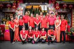 ภาพ..พิธีเปิดงานประเพณีทิ้งกระจาด จังหวัดสุพรรณบุรี ประจำปี ๒๕๕๖