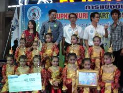 ประกาศผล..การแข่งขันโครงการส่งเสริมกิจกรรมเด็กและเยาวชน “แสดงออกอย่างสร้างสรรค์ บนพื้นฐานความเป็นไทย พัฒนาเด็กไทย ก้าวไกลสู่อาเซียน” Suphanburi Smart Kids Show 2013