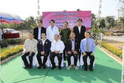 ภาพ..พิธีวางศิลาฤกษ์อาคารที่พักอาศัย ฯพณฯบรรหาร ศิลปอาชา เมื่อวันที่ ๑๙ ธันวาคม ๒๕๕๖ ณ บริเวณสถานที่ดำเนินการสร้างอาคารที่พักอาศัย ตรงข้ามวิทยาลัยสารพัดช่างบรรหาร-แจ่มใส จังหวัดสุพรรณบุรี