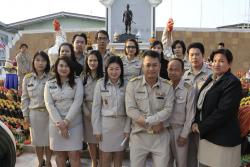ภาพ..พิธีบวงสรวงถวายราชสักการะสมเด็จพระนเรศวรมหาราช เมื่อวันที่ ๑๙ มกราคม ๒๕๕๗  ณ บริเวณพระบรมราชานุสาวรีย์สมเด็จพระนเรศวรมหาราช หน้าวัดไชนาวาส อำเภอเมืองสุพรรณบุรี 