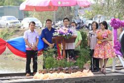 ภาพ..โครงการอนุรักษ์ด้านทรัพยากรธรรมชาติและสิ่งแวดล้อม รุ่นที่ ๑ เมื่อวันที่ ๕ กุมภาพันธ์ ๒๕๕๗   ณ คลองสาลี–วัดเสาธงทอง หมู่ที่ ๖ โรงพยาบาลส่งเสริมสุขภาพตำบลวัดเสาธงทอง ตำบลสาลี อำเภอบางปลาม้า จังหวัดสุพรรณบุรี 