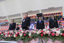 ภาพ..พิธีเปิดการแข่งขันกีฬาคนพิการแห่งชาติ ครั้งที่ ๓๒ “ศรีสุพรรณบุรีเกมส์”  เมื่อวันที่ ๑๐ กุมภาพันธ์ ๒๕๕๗ ณ สนามกีฬาจังหวัดสุพรรณบุรี 