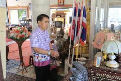 ภาพ...โครงการพัฒนาการมีส่วนร่วมของประชาชนในการส่งเสริมการท่องเที่ยวภายในจังหวัดสุพรรณบุรี รุ่นที่ ๑๒ อำเภอศรีประจันต์  เมื่อวันที่ ๑๙ กุมภาพันธ์ ๒๕๕๗ ณ ศาลาการเปรียญวัดบ้านสูตร  