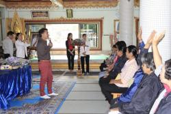 ภาพ..โครงการพัฒนาการมีส่วนร่วมของประชาชนในการส่งเสริมการท่องเที่ยวภายในจังหวัดสุพรรณบุรี รุ่นที่ ๑๔ อำเภอดอนเจดีย์ เมื่อวันที่ ๒๑ กุมภาพันธ์ ๒๕๕๗ ณ ศาลาการเปรียญวัดบ้านสูตร อำเภอบางปลาม้า