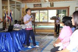 ภาพ..โครงการพัฒนาการมีส่วนร่วมของประชาชนในการส่งเสริมการท่องเที่ยวภายในจังหวัดสุพรรณบุรี รุ่นที่ ๑๕ อำเภอดอนเจดีย์  เมื่อวันที่ ๒๖ กุมภาพันธ์ ๒๕๕๗ ณ ศาลาการเปรียญวัดบ้านสูตร อำเภอบางปลาม้า