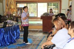ภาพ..โครงการพัฒนาการมีส่วนร่วมของประชาชนในการส่งเสริมการท่องเที่ยวภายในจังหวัดสุพรรณบุรี รุ่นที่ ๑๗ อำเภออู่ทอง เมื่อวันที่ ๕ มีนาคม ๒๕๕๗  ณ ศาลาการเปรียญวัดบ้านสูตร ตำบลบางปลาม้า จังหวัดสุพรรณบุรี