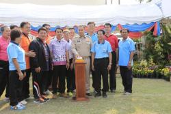 ภาพ..พิธีเปิดงานกีฬาท้องถิ่นสัมพันธ์ อำเภอบางปลาม้า ครั้งที่ ๔ ประจำปี ๒๕๕๗ เมื่อวันที่ ๑๘ มีนาคม ๒๕๕๗ ณ สนามกีฬาโรงเรียนบางปลาม้า “สูงสุมารผดุงวิทย์” อำเภอบางปลาม้า