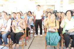 ภาพ..โครงการพัฒนาการมีส่วนร่วมของประชาชนในการส่งเสริมการท่องเที่ยวภายในจังหวัดสุพรรณบุรี รุ่นที่ ๒๘ อำเภอหนองหญ้าไซ เมื่อวันที่ ๔ เมษายน ๒๕๕๗ ณ ศาลาการเปรียญวัดบ้านสูตร ตำบลบางปลาม้า อำเภอบางปลาม้า