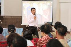 ภาพ..โครงการเพิ่มประสิทธิภาพผู้นำองค์กร และเครือข่ายภาคประชาชนเพื่อการพัฒนาท้องถิ่น ด้านสาธารณสุข รุ่นที่ ๗ ประจำปีงบประมาณ ๒๕๕๗ เมื่อวันที่ ๑๒ พฤษภาคม ๒๕๕๗ ณ หอประชุมอำเภอบางปลาม้า