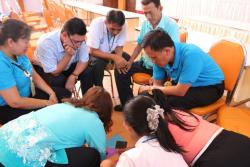 ภาพ..โครงการกิจกรรมนันทนาการของบุคลากรองค์การบริหารส่วนจังหวัดสุพรรณบุรี เมื่อวันที่ ๓๐ พฤษภาคม ๒๕๕๗ ณ หอประชุม อบจ.สุพรรณบุรี