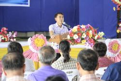 ภาพ..โครงการประชุมสัมมนาเชิงปฏิบัติการตามนโยบายปฏิรูปการศึกษารอบสอง เมื่อวันที่ ๓ กรกฎาคม ๒๕๕๗ ณ โรงเรียนอนุบาลพระบรมราชานุสรณ์ดอนเจดีย์ อำเภอดอนเจดีย์ 