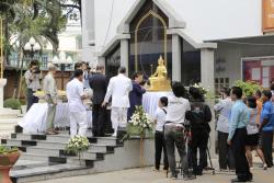 ภาพ..พิธีสมโภชองค์พระวิษณุกรรม ประจำสถานศึกษา ณ วิทยาลัยอาชีวศึกษาสุพรรณบุรี อ.เมืองสุพรรณบุรี เมื่อวันที่ ๑๐ กรกฎาคม ๒๕๕๗ 