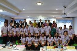 ภาพ..นายปริญญา  นาคฉัตรีย์ ประธานกรรมการมาตรฐานบริหารงานบุคคลส่วนท้องถิ่น  ตรวจเยี่ยม อบจ.สุพรรณบุรี เมื่อวันที่ ๗ สิงหาคม ๒๕๕๗ ณ องค์การบริหารส่วนจังหวัดสุพรรณบุรี 