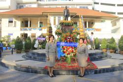 งานวันโรงพยาบาลเจ้าพระยายมราช และวางพวงมาลาสักการะ เมื่อวันที่ ๒๐ มกราคม ๒๕๕๘  ณ อนุสาวรีย์ท่านเจ้าพระยายมราช โรงพยาบาลเจ้าพระยายมราช อำเภอเมืองสุพรรณบุรี
