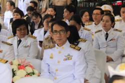 งานรัฐพิธีถวายราชสักการะสมเด็จพระนเรศวรมหาราช ประจำปี ๒๕๕๘  เมื่อวันที่ ๑๘ มกราคม ๒๕๕๘ ณ พระบรมราชานุสรณ์ดอนเจดีย์ อำเภอดอนเจดีย์