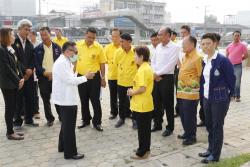 ภาพ..การตรวจเยี่ยมโครงการพัฒนาเมืองโบราณอู่ทอง เมื่อวันที่ ๓๑ มกราคม ๒๕๕๘ ณ อำเภออู่ทอง