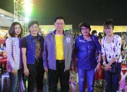 โครงการรณรงค์ขับขี่ปลอดภัยเปิดไฟใส่หมวกและส่งเสริมการท่องเที่ยวจังหวัดสุพรรณบุรี เมื่อวันที่ ๗ กุมภาพันธ์ ๒๕๕๘ ณ ท่าข้าวสุรชัยเจริญพันธ์ อำเภอสองพี่น้อง