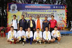 ภาพ..การแข่งขันเซปักตะกร้อชายหาด กีฬาเยาวชนแห่งชาติ ครั้งที่ ๓๑ “จันทบูรเกมส์” ระหว่างวันที่ ๑๖ - ๒๗ มีนาคม ๒๕๕๘ ณ จังหวัดจันทบุรี 