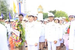 ภาพ..งานรัฐพิธีถวายราชสักการะสมเด็จพระนเรศวรมหาราช และวันที่ระลึกคล้ายวันสวรรคต ของสมเด็จพระนเรศวรมหาราช ประจำปี ๒๕๕๘  เมื่อวันที่ ๒๕ เมษายน ๒๕๕๘ ณ พระบรมราชานุสรณ์ดอนเจดีย์ อำเภอดอนเจดีย์