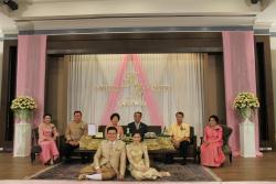งานมงคลสมรส พิธีทำบุญ พิธีแห่ขันหมาก และหลั่งน้ำพระพุทธมนต์ ของนายนิติวัฒน์  จันทร์สว่าง กับ นางสาวอัญณุดา  วิริวิทยา เมื่อวันที่ ๒๙ เมษายน ๒๕๕๘ ณ ห้องจิตรดา โรงแรมเอส ดี อเวนิว กรุงเทพมหานคร (งานเช้า)