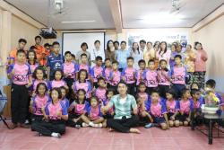 ภาพ..โครงการ  อบจ.สุพรรณบุรี  ฝึกอบรมเรียนรู้ทักษะทางด้านกีฬา “อำเภอเดิมบางนางบวช”  ประจำปี ๒๕๕๘ เมื่อวันที่ ๖ มิถุนายน ๒๕๕๘ ณ โรงเรียนวัดปากดงท่าศาล อำเภอเดิมบางนางบวช