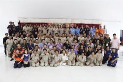 ภาพ..โครงการพัฒนาศักยภาพอาสาสมัครมูลนิธิ ประจำปี ๒๕๕๘ รุ่นที่ ๑๑  เมื่อวันที่ ๒๔ กรกฎาคม ๒๕๕๘ ณ เทศบาลตำบลไผ่กองดิน อำเภอบางปลาม้า